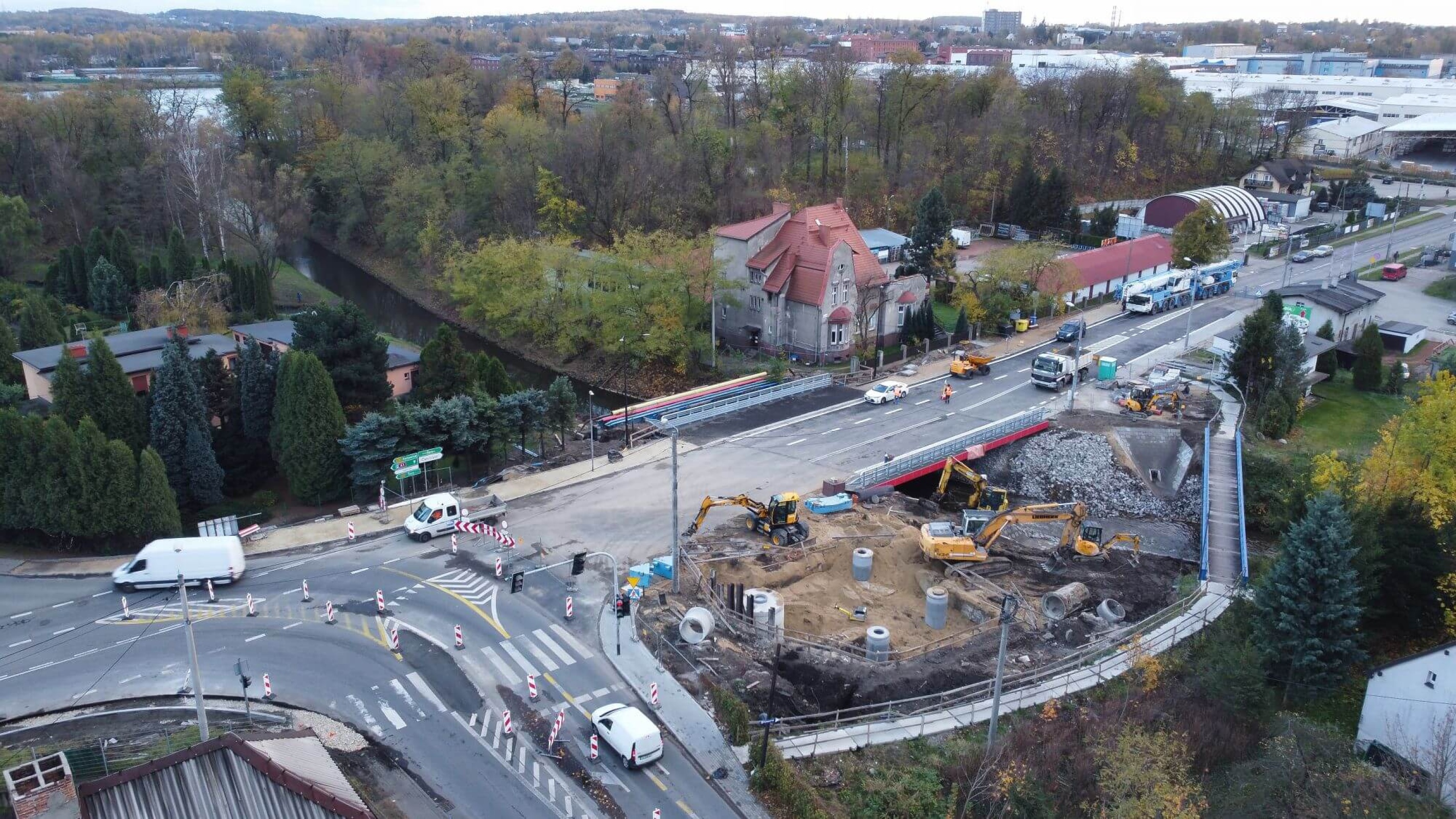 W poniedziałek 27 listopada otwarty zostanie most na Mikołowskiej w Rybniku. Zdj. Adam Nosiadek