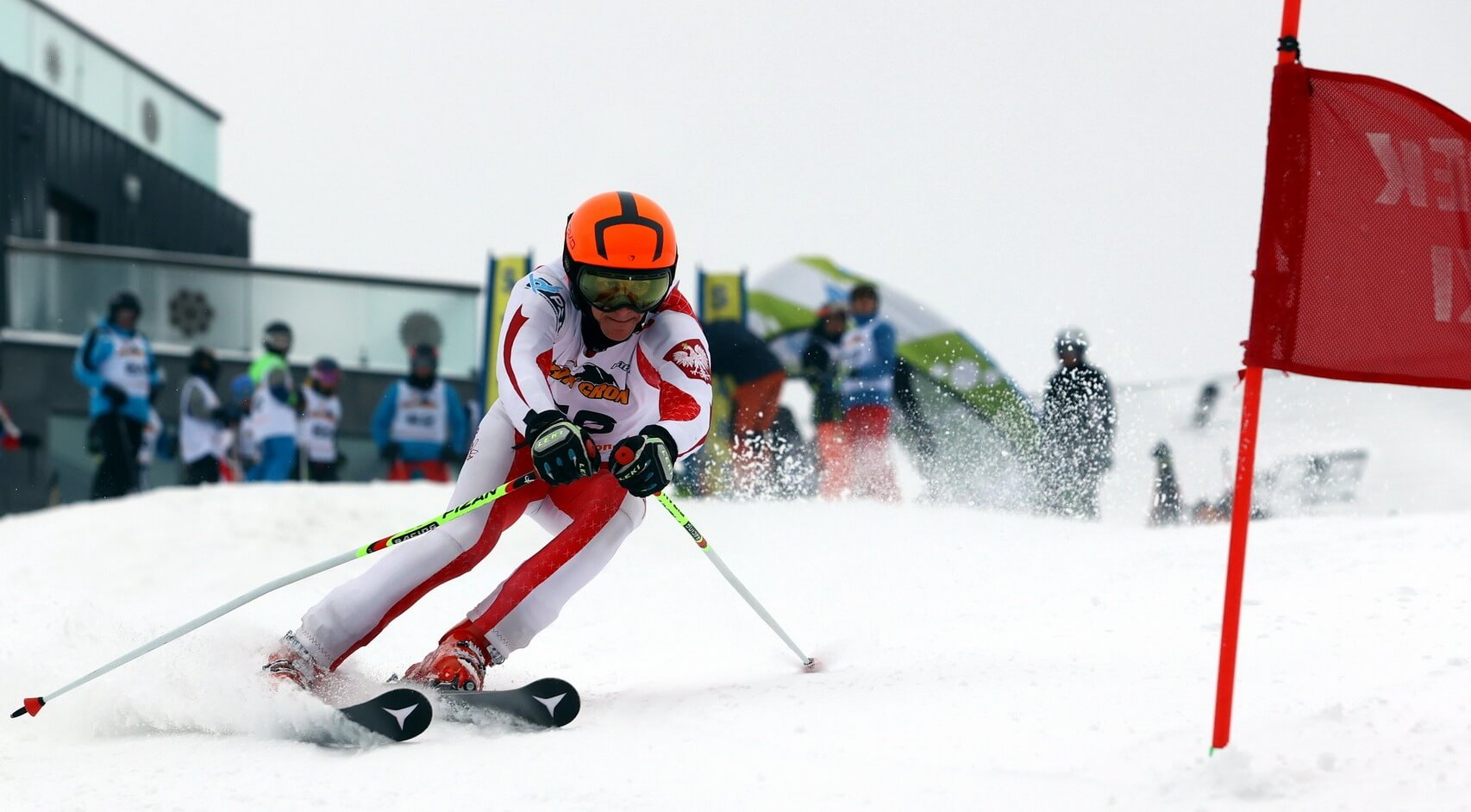 W rybnickim slalomie gigancie rywalizowało kilku mocno zaawansowanych amatorów. Zdj. Dariusz Tukalski/MOSiR Rybnik