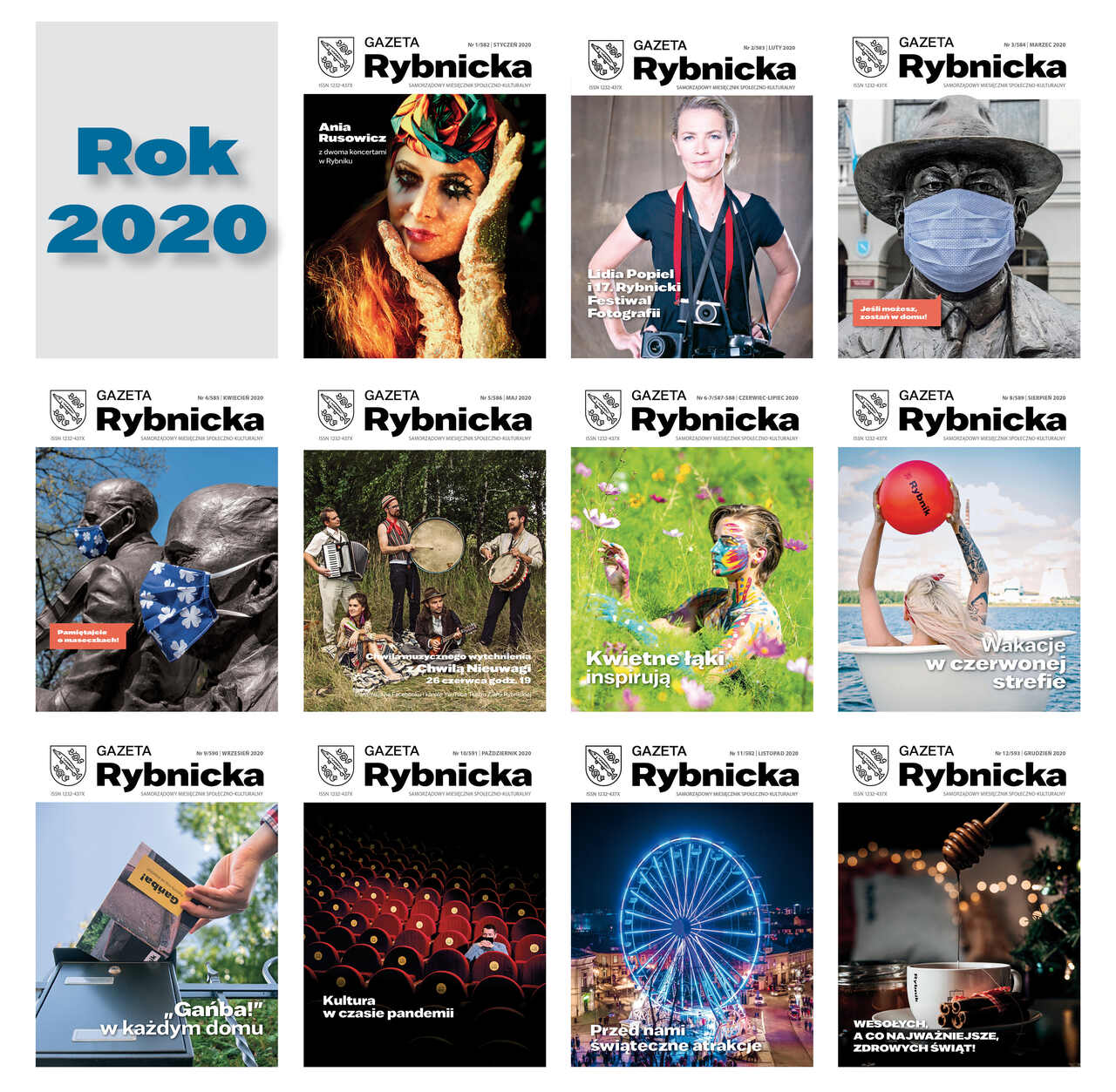 Archiwalne wydania Gazety Rybnickiej: 2020 rok