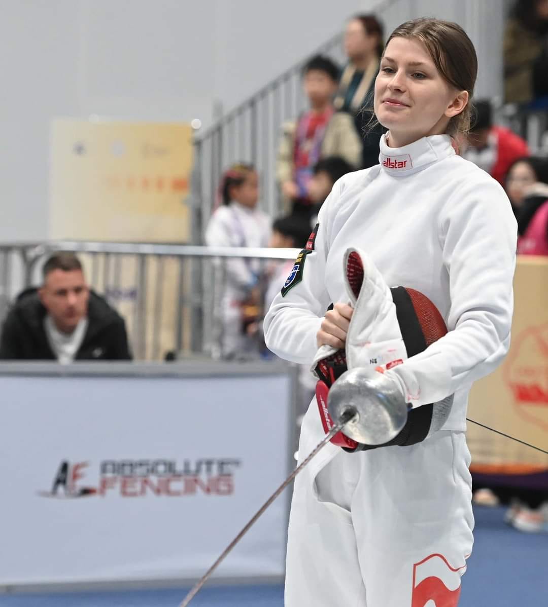 Jeśli w zaplanowanych na początek kwietnia mistrzostwach Polski szpadzistek Alicja Klasik awansuje do pierwszej 16-ki, weźmie udział w paryskich igrzyskach olimpijskich. Zdj. materiały prasowe organizatora PŚ 
