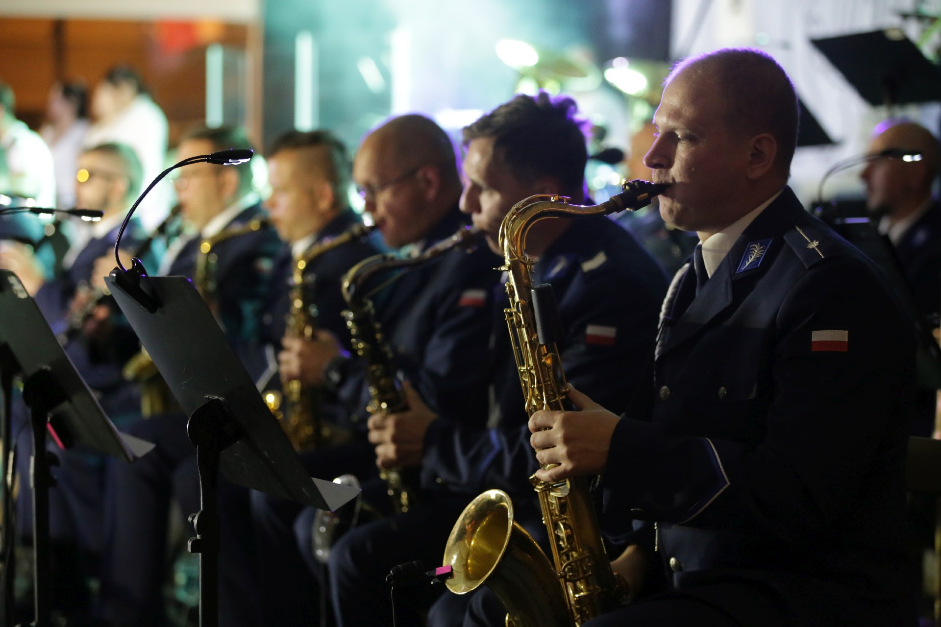 Policyjna orkiestra z komendy wojewódzkiej to zespół znakomitych muzyków. Zdj. Wacław Troszk