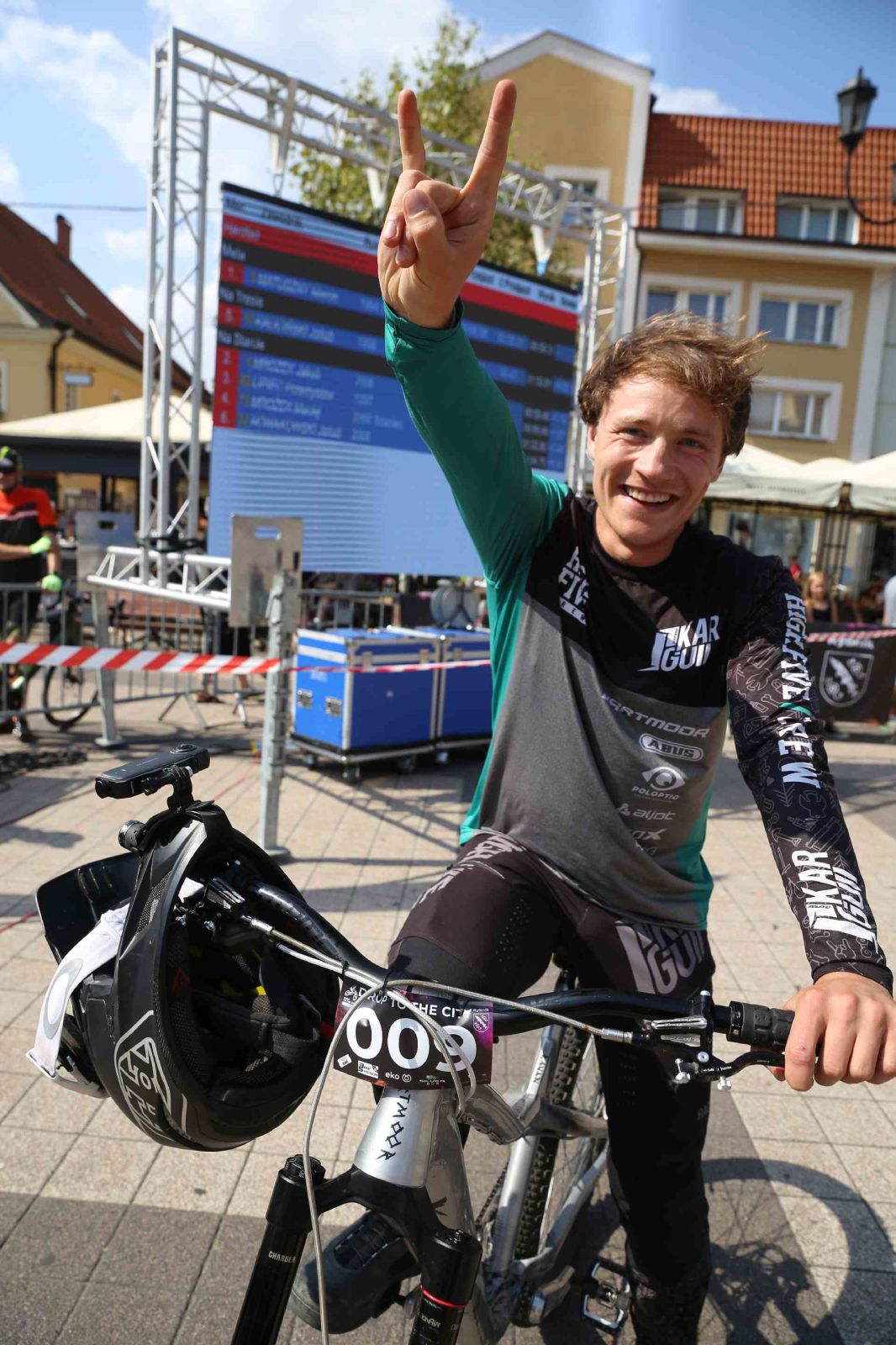 Marcin Tomaszny z Węgierskiej Górki, jeden ze zwycięzców Drop to the city Rybnik Zdj. Wacław Troszka