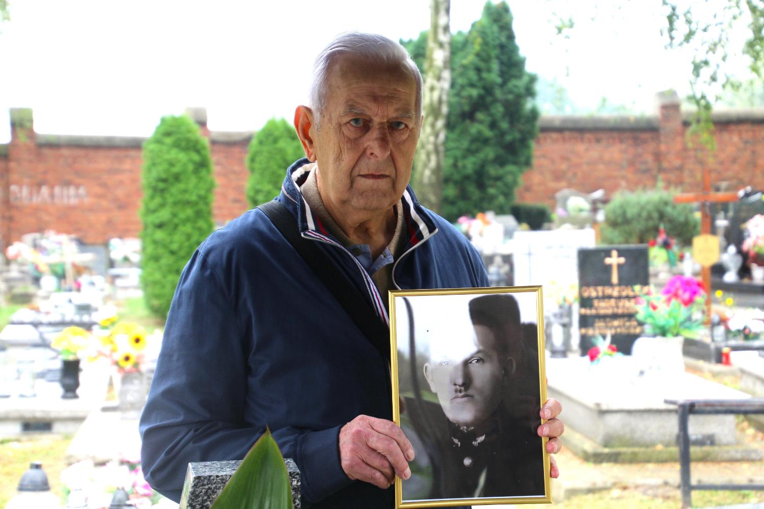 Tadeusz Zimoń, 85-letni rybniczanin, syn Konrada. Zdj. (S)