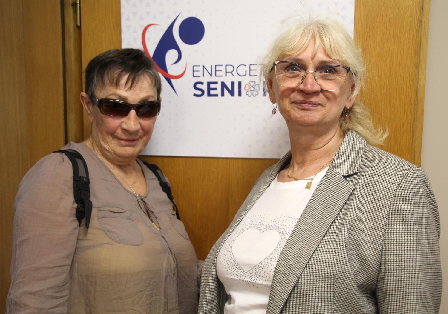 Energetyczne seniorki, panie Wiesia i Bożena w Energetycznym Seniorze. – Mamy ukryte ADHD – mówią z uśmiechem o swojej aktywności. Zdj. (S)