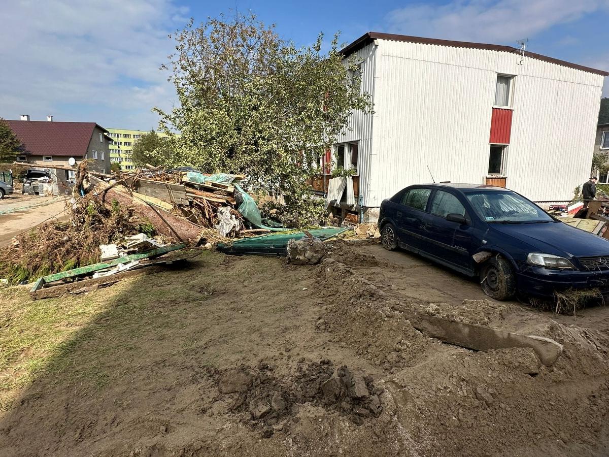 Dramatyczna sytuacja w Stroniu Śląsim. Zdj. arch prywatne Mariusz Niemas