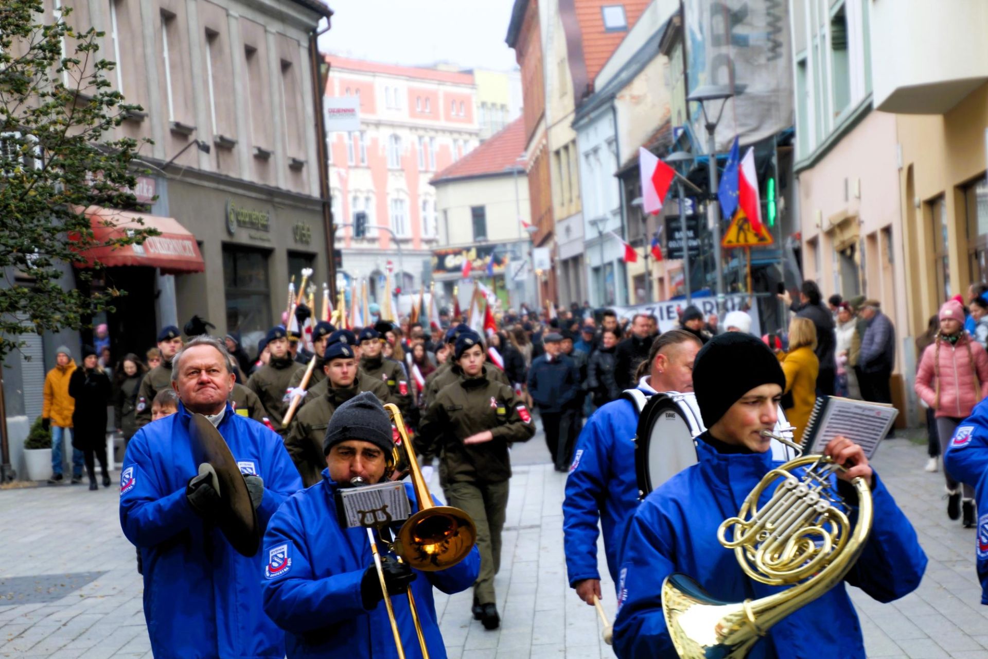 Przemarsz na rybnicki rynek. Zdj. Michał Cieciura