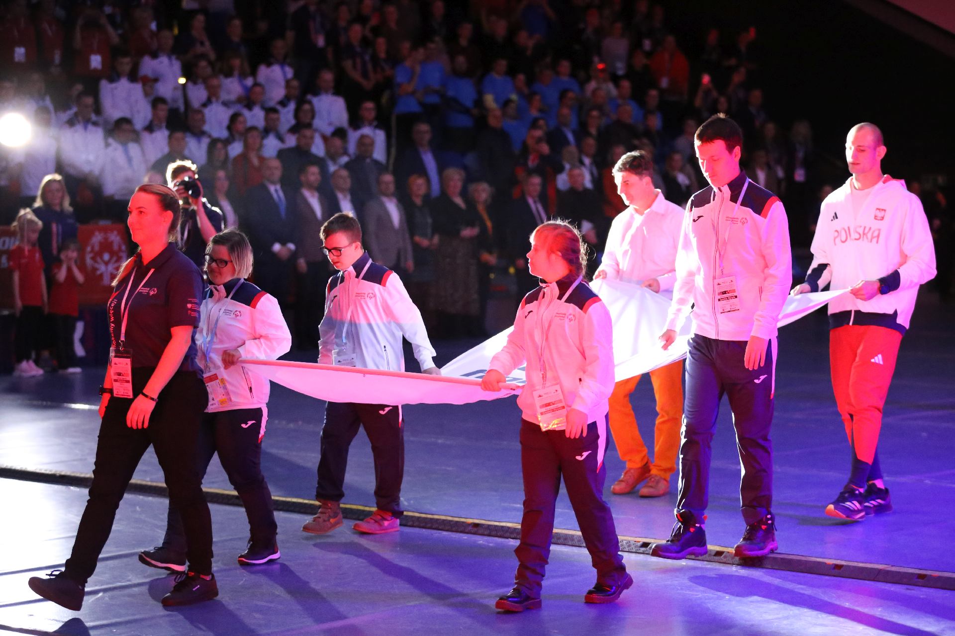 W ceremonii wywieszenia flagi Olimpiad Specjalnych wzięli też udział olimpijczycy z Rybnika Mirosław Małek i Piotr Kuczera