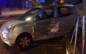 Wypadek na ulicy Chrobrego w Rybniku (2)