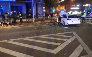 Wypadek na ulicy Chrobrego w Rybniku (4)