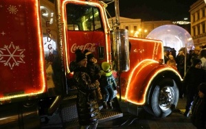 Świąteczna ciężarówka Coca-coli na rybnickim rynku (7)