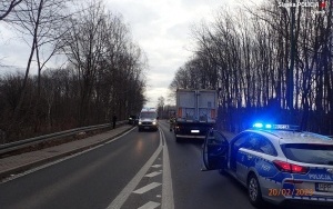 Wypadek na ulicy Raciborskiej w Rybniku (1)
