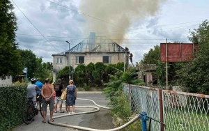Pożar domu w Boguszowicach (3)