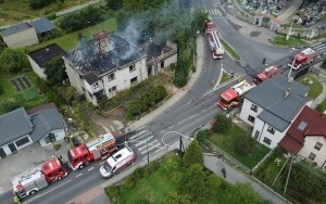 Pożar domu w Boguszowicach (4)
