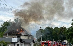 Pożar domu w Boguszowicach (7)