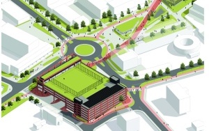 plan przebudowy - centrum przesiadkowe i plac AK