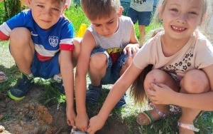 Dzieci z Przedszkola nr 41 na Nowinach zakopały kapsułę czasu. (1)