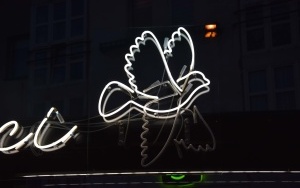 Neon na Placu Wolności w Rybniku (2)