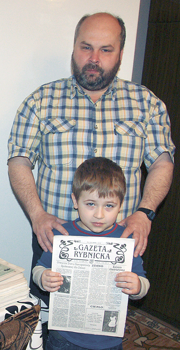 Rok 2010. Pan Kazimierz z synem Krystianem. Zdj. Arch. GR